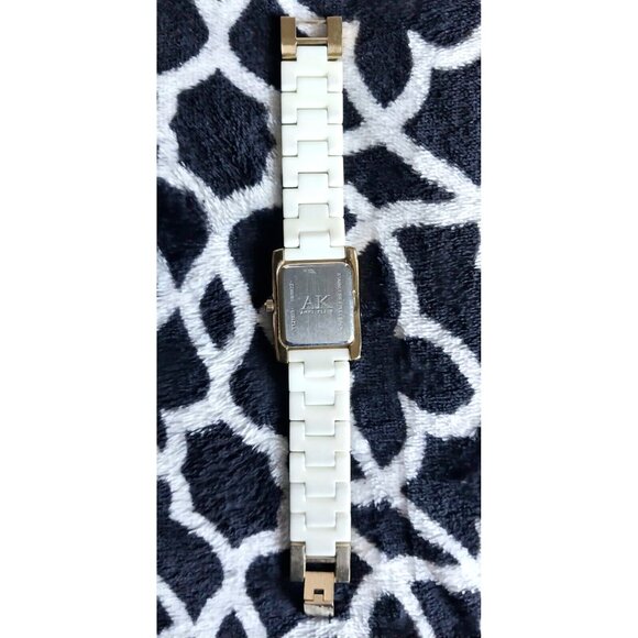 Anne Klein Women's Gold Tone White Gem Watch - Picture 3 of 4